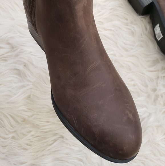 Clarks Addiy Gladys Leather Ankle Boot - Picture 7 of 9